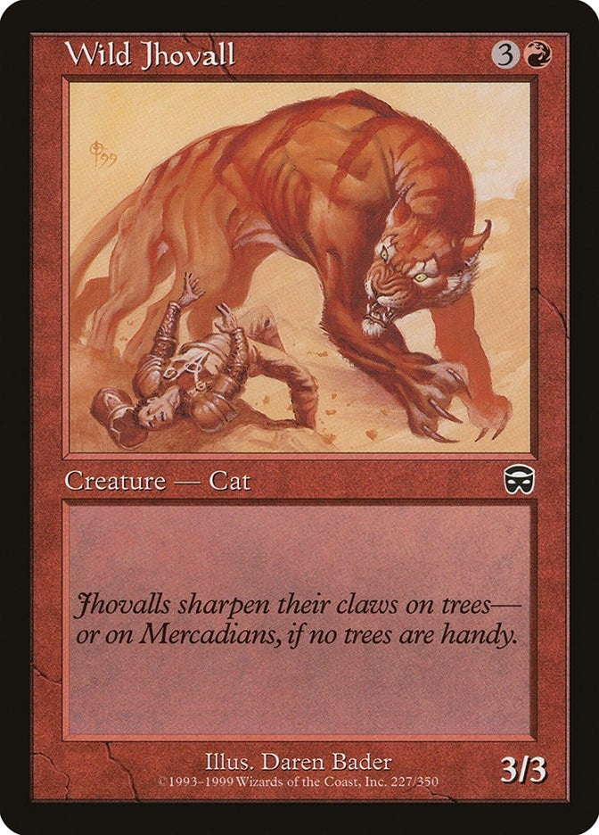 Image for Wild Jhovall (227) [Mercadian Masques]