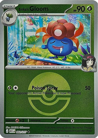 Image for Erika's Gloom (Poke Ball) (002/217) (ME: Ascended Heroes) - Pokemon
