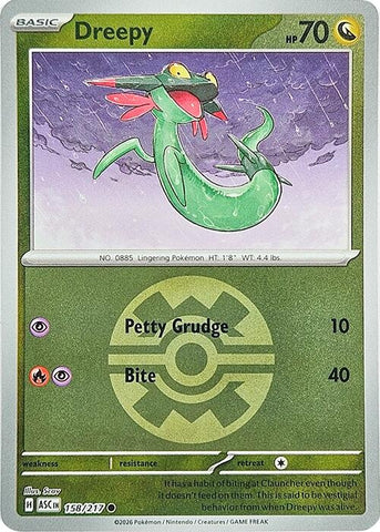 Image for Dreepy - 158/217 (Quick Ball) (158/217) (ME: Ascended Heroes) - Pokemon