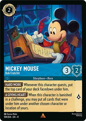 Image for Mickey Mouse - Bob Cratchit (159/204) (Winterspell) - Disney Lorcana