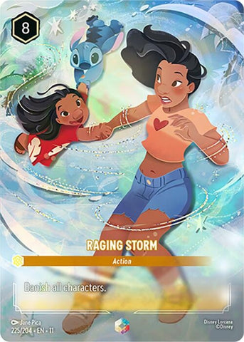 Image for Raging Storm (Enchanted) (225/204) (Winterspell) - Disney Lorcana