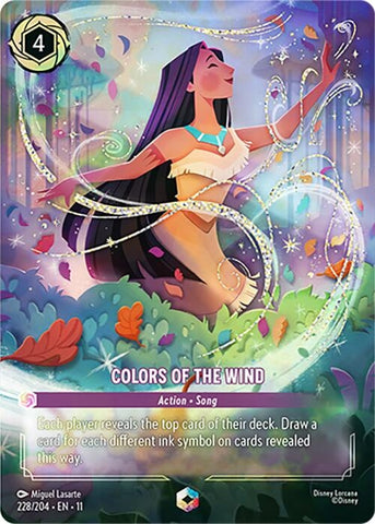 Image for Colors of the Wind (Enchanted) (228/204) (Winterspell) - Disney Lorcana