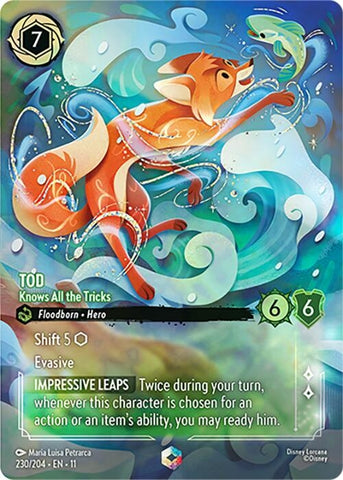 Image for Tod - Knows All the Tricks (Enchanted) (230/204) (Winterspell) - Disney Lorcana