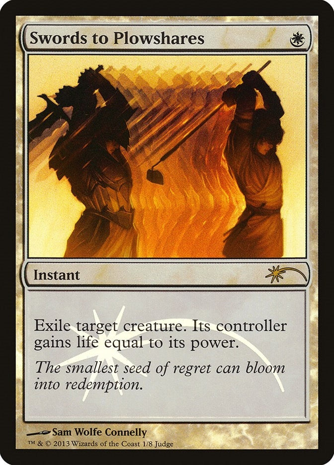 Image for Swords to Plowshares (1) - Magic: The Gathering