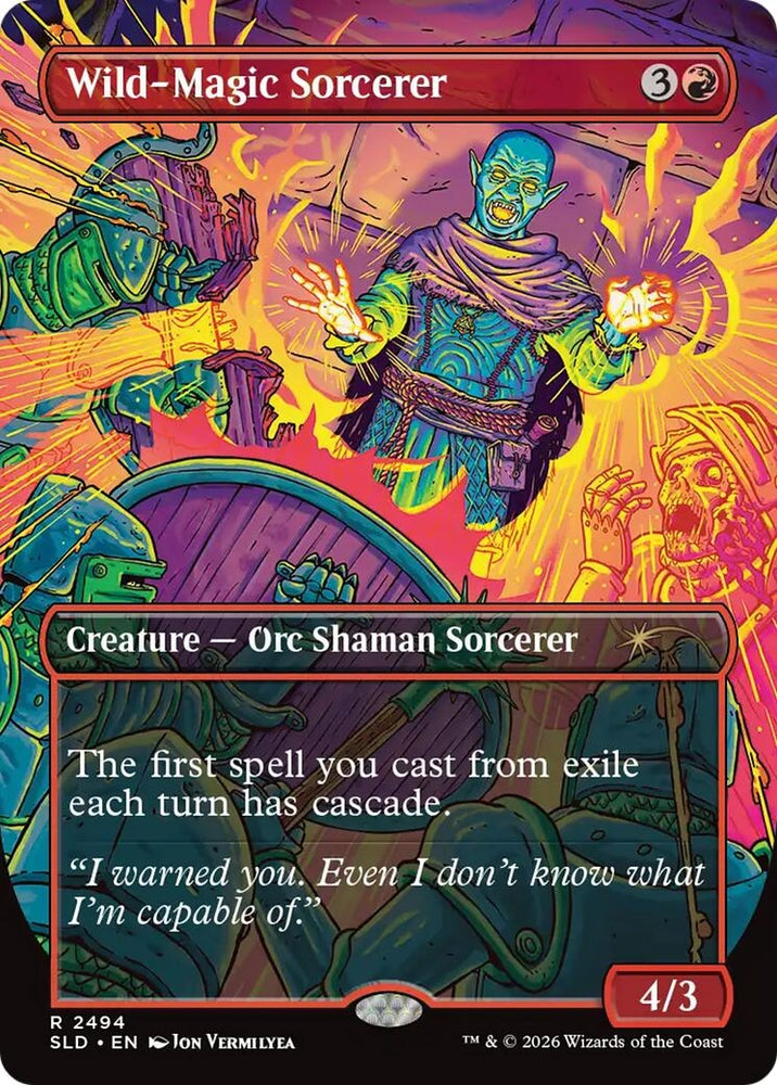 Image for Wild-Magic Sorcerer (2494) (Secret Lair Drop Series) - Magic: The Gathering