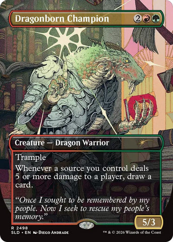 Image for Dragonborn Champion (2498) (Secret Lair Drop Series) - Magic: The Gathering