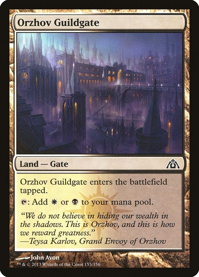 Image for Orzhov Guildgate (153) [Dragon's Maze]