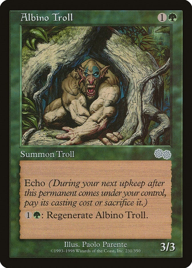 Image for Albino Troll (231) [Urza's Saga]