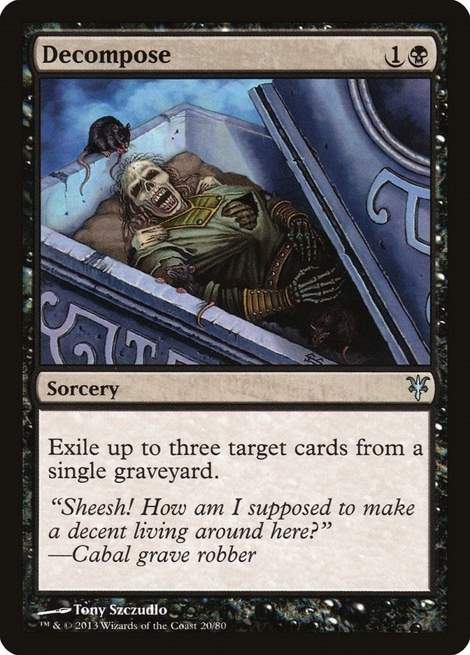 Image for Decompose (20) [Duel Decks: Sorin vs. Tibalt]