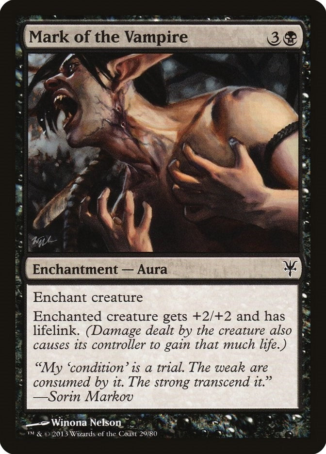 Image for Mark of the Vampire (29) [Duel Decks: Sorin vs. Tibalt]