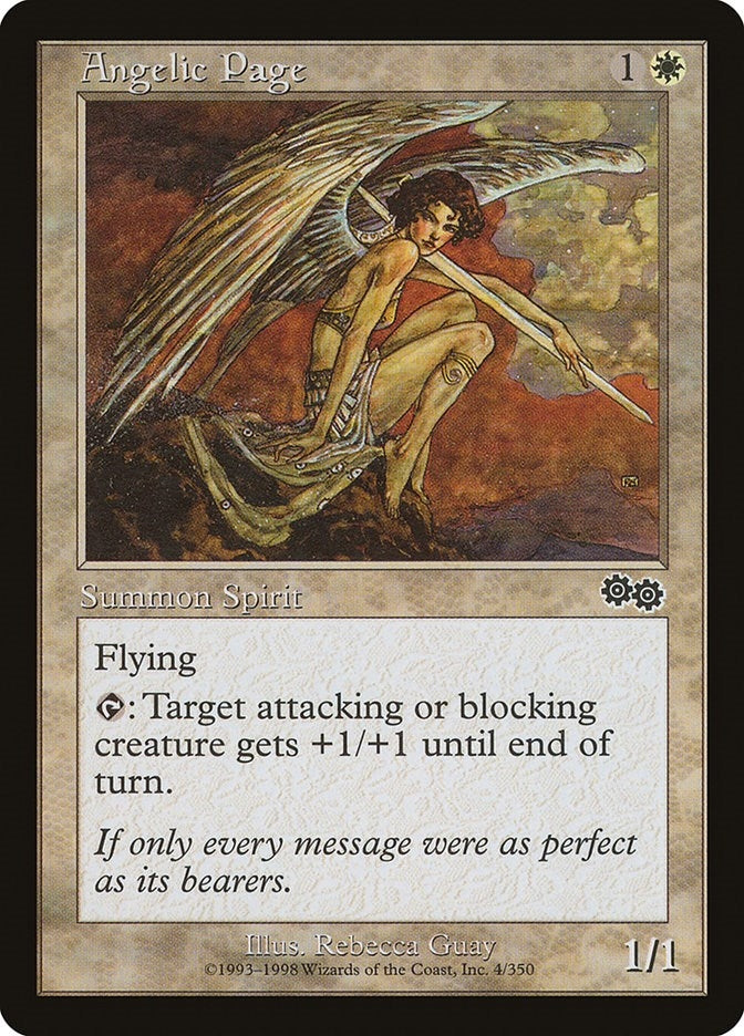 Image for Angelic Page (4) [Urza's Saga]