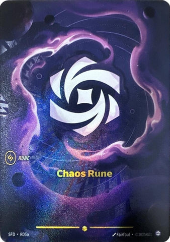 Image for Chaos Rune (Alternate Art) (R05a) (Spiritforged) - Riftbound: League of Legends Trading Card Game