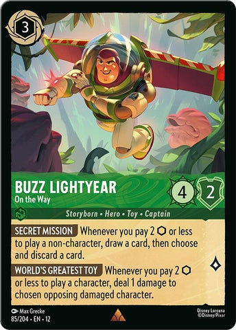 Image for Buzz Lightyear - On the Way (85/204) (Wilds Unknown) - Disney Lorcana