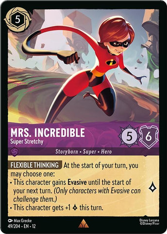Image for Mrs. Incredible - Super Stretchy (49/204) (Wilds Unknown) - Disney Lorcana