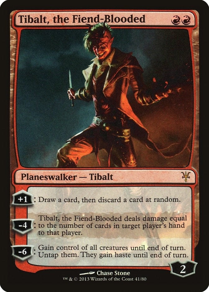 Image for Tibalt, the Fiend-Blooded (41) [Duel Decks: Sorin vs. Tibalt]