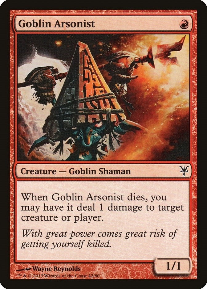 Image for Goblin Arsonist (42) [Duel Decks: Sorin vs. Tibalt]