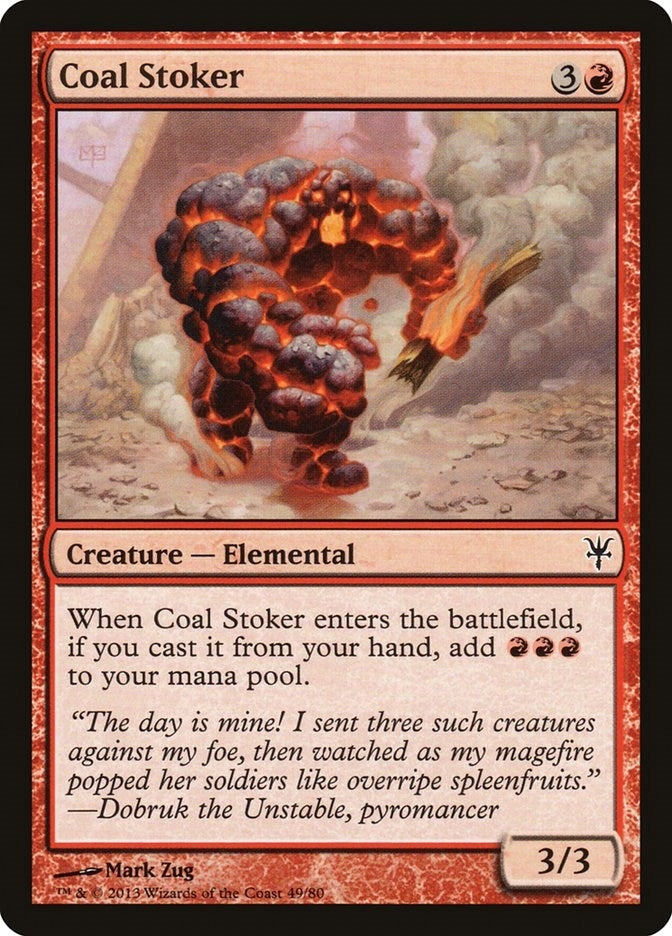 Image for Coal Stoker (49) [Duel Decks: Sorin vs. Tibalt]