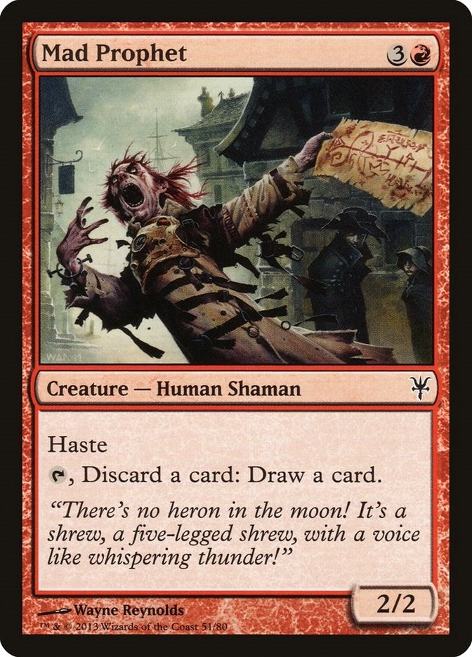 Image for Mad Prophet (51) [Duel Decks: Sorin vs. Tibalt]