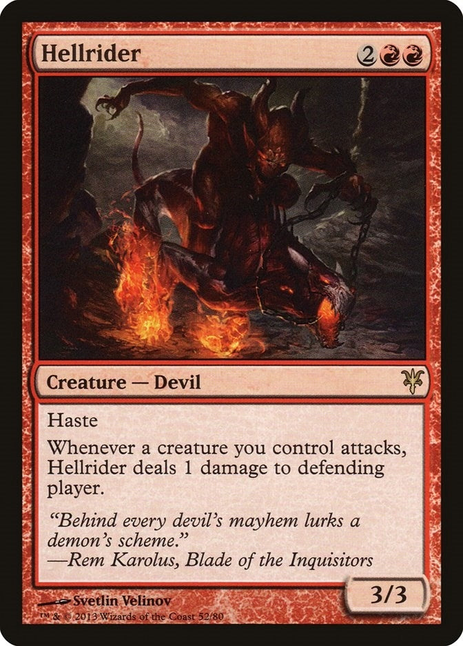Image for Hellrider (52) [Duel Decks: Sorin vs. Tibalt]
