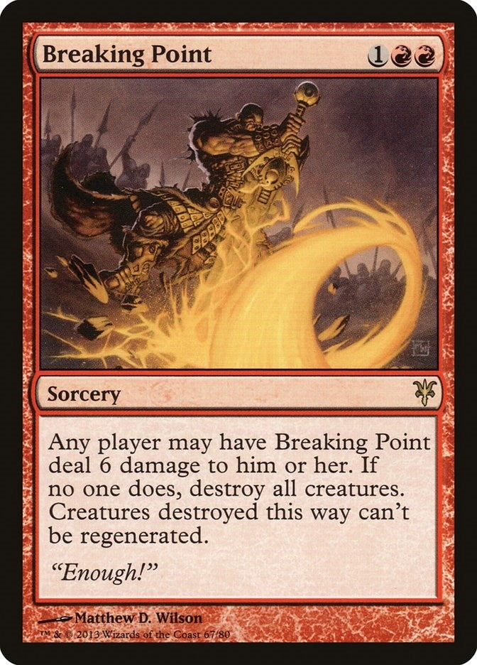Image for Breaking Point (67) [Duel Decks: Sorin vs. Tibalt]