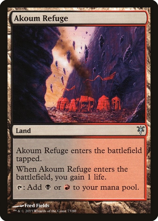Image for Akoum Refuge (73) [Duel Decks: Sorin vs. Tibalt]