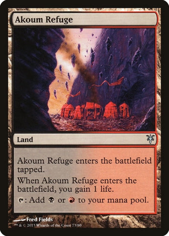 Image for Akoum Refuge (73) [Duel Decks: Sorin vs. Tibalt]