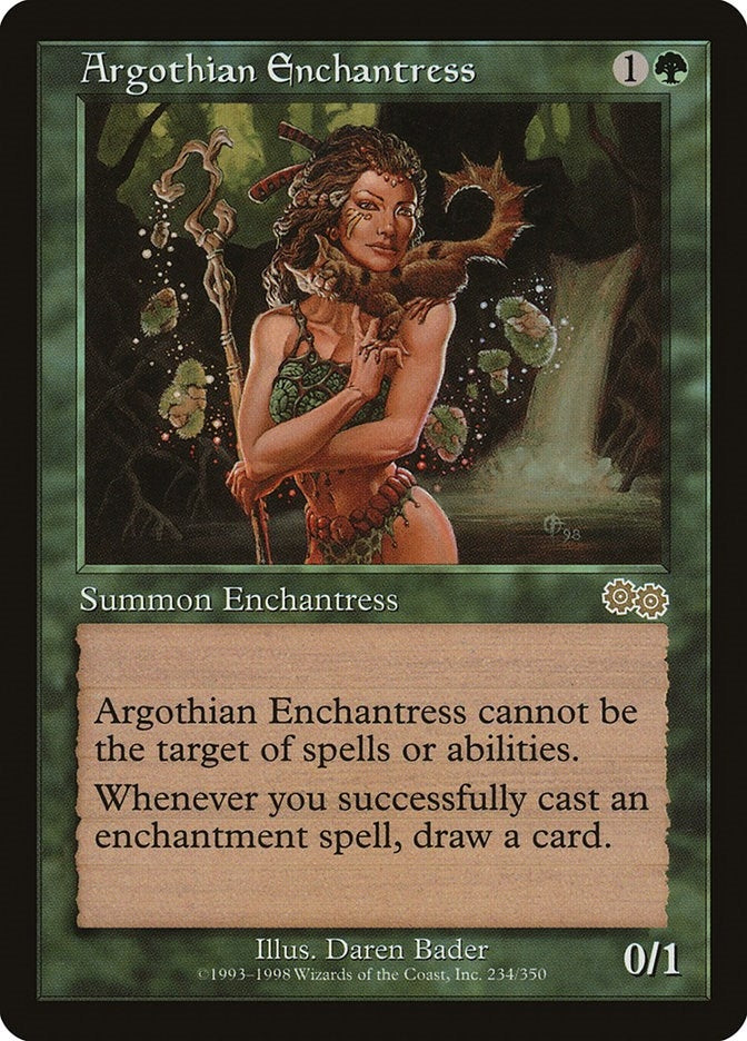 Image for Argothian Enchantress (234) [Urza's Saga]
