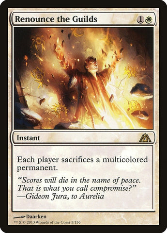Image for Renounce the Guilds (5) - Magic: The Gathering