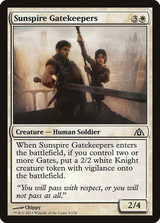 Image for Sunspire Gatekeepers (9) - Magic: The Gathering
