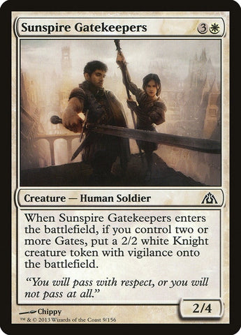 Image for Sunspire Gatekeepers (9) - Magic: The Gathering