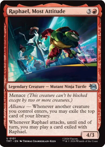 Image for Raphael, Most Attitude (101) (Teenage Mutant Ninja Turtles) - Magic: The Gathering