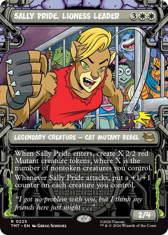 Image for Sally Pride, Lioness Leader (Showcase) (225) (Teenage Mutant Ninja Turtles) - Magic: The Gathering