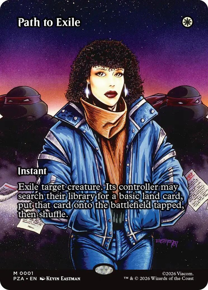 Image for Path to Exile (Borderless) (1) (Teenage Mutant Ninja Turtles Eternal-Legal) - Magic: The Gathering