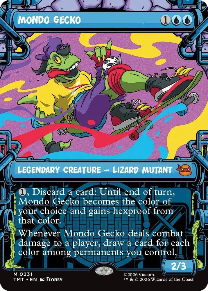 Image for Mondo Gecko (Showcase) (231) (Teenage Mutant Ninja Turtles) - Magic: The Gathering