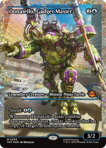 Image for Donatello, Gadget Master (Showcase) (Fracture Foil) (293) (Teenage Mutant Ninja Turtles) - Magic: The Gathering