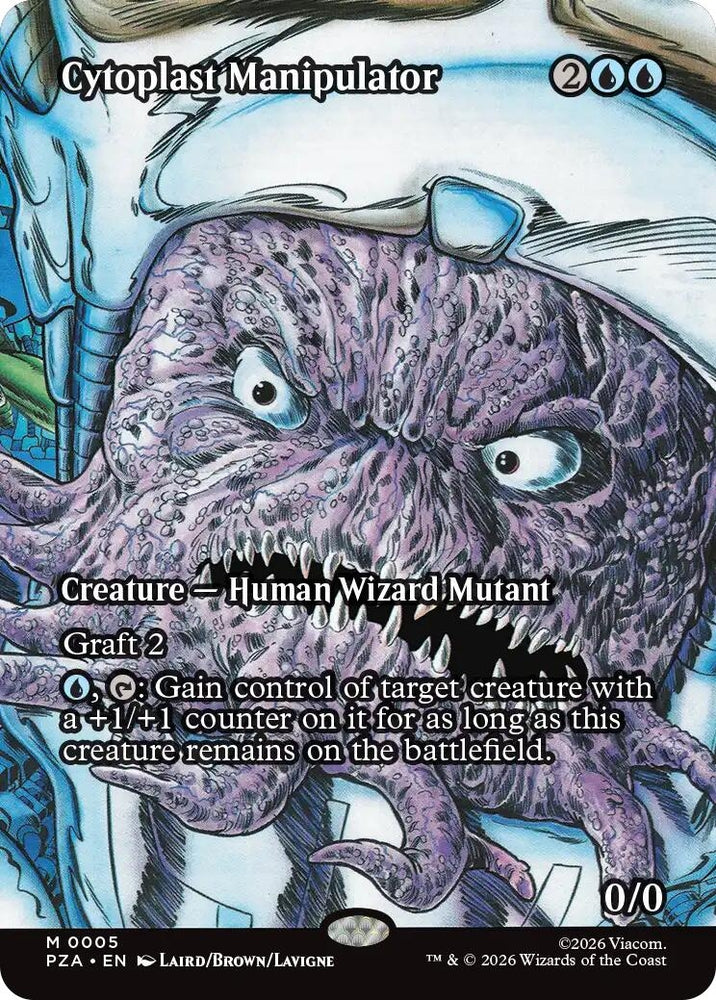 Image for Cytoplast Manipulator (Borderless) (5) (Teenage Mutant Ninja Turtles Eternal-Legal) - Magic: The Gathering