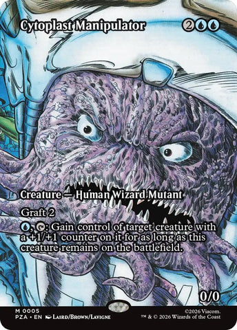 Image for Cytoplast Manipulator (Borderless) (5) (Teenage Mutant Ninja Turtles Eternal-Legal) - Magic: The Gathering