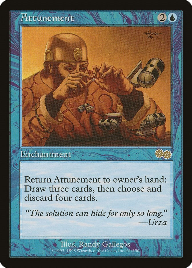 Image for Attunement (61) [Urza's Saga]