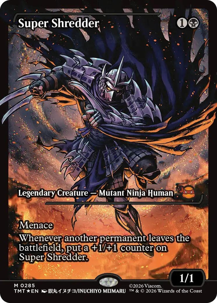 Image for Super Shredder (Showcase) (285) (Teenage Mutant Ninja Turtles) - Magic: The Gathering