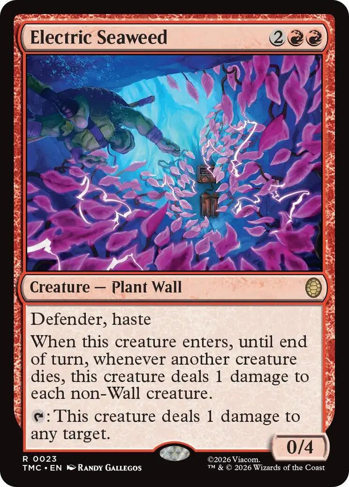 Image for Electric Seaweed (23) (Teenage Mutant Ninja Turtles) - Magic: The Gathering