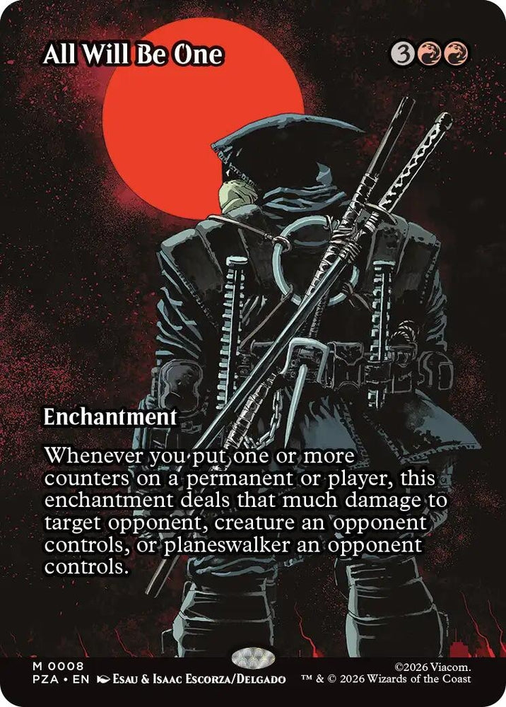 Image for All Will Be One (Borderless) (8) (Teenage Mutant Ninja Turtles Eternal-Legal) - Magic: The Gathering