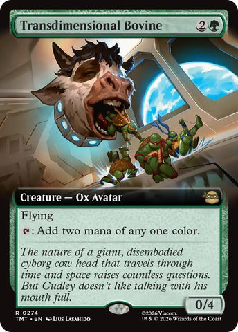 Image for Transdimensional Bovine (Extended Art) (274) (Teenage Mutant Ninja Turtles) - Magic: The Gathering
