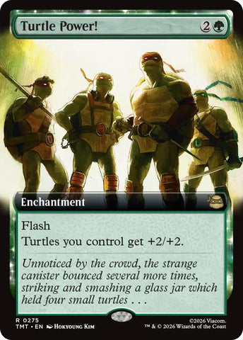 Image for Turtle Power! (Extended Art) (275) (Teenage Mutant Ninja Turtles) - Magic: The Gathering