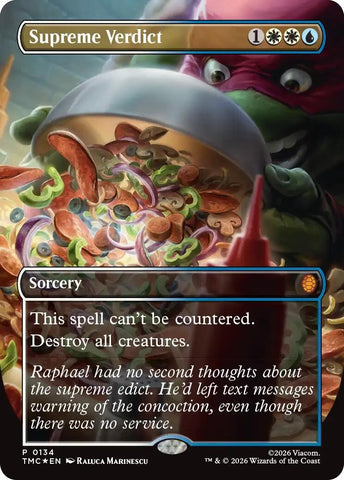 Image for Supreme Verdict (Borderless) (134) (Commander: Teenage Mutant Ninja Turtles) - Magic: The Gathering