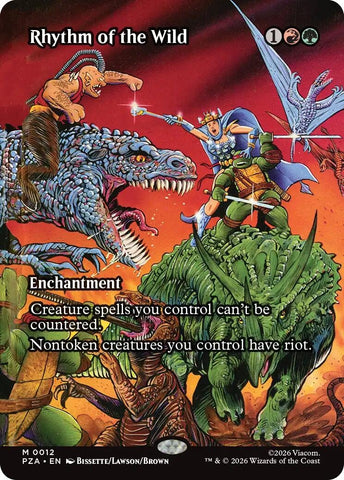 Image for Rhythm of the Wild (Borderless) (12) (Teenage Mutant Ninja Turtles Eternal-Legal) - Magic: The Gathering