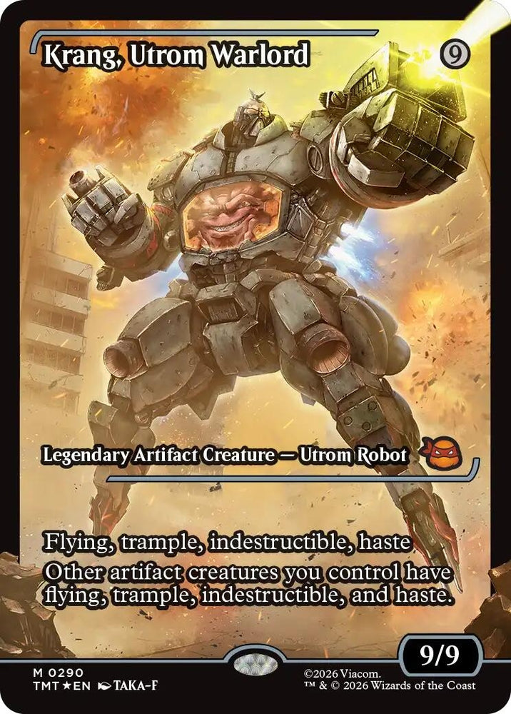 Image for Krang, Utrom Warlord (Showcase) (290) (Teenage Mutant Ninja Turtles) - Magic: The Gathering