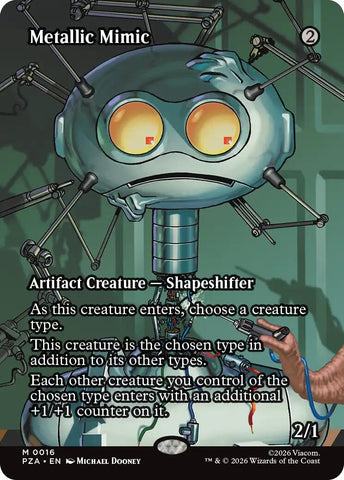 Image for Metallic Mimic (Borderless) (16) (Teenage Mutant Ninja Turtles Eternal-Legal) - Magic: The Gathering