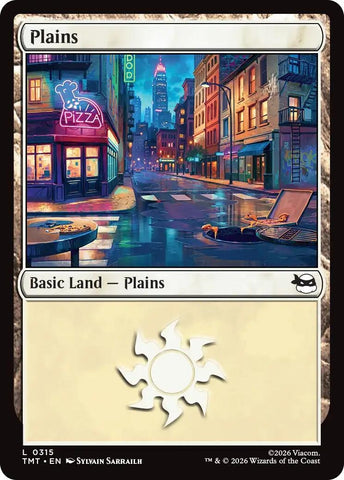 Image for Plains (0315) (315) (Teenage Mutant Ninja Turtles) - Magic: The Gathering