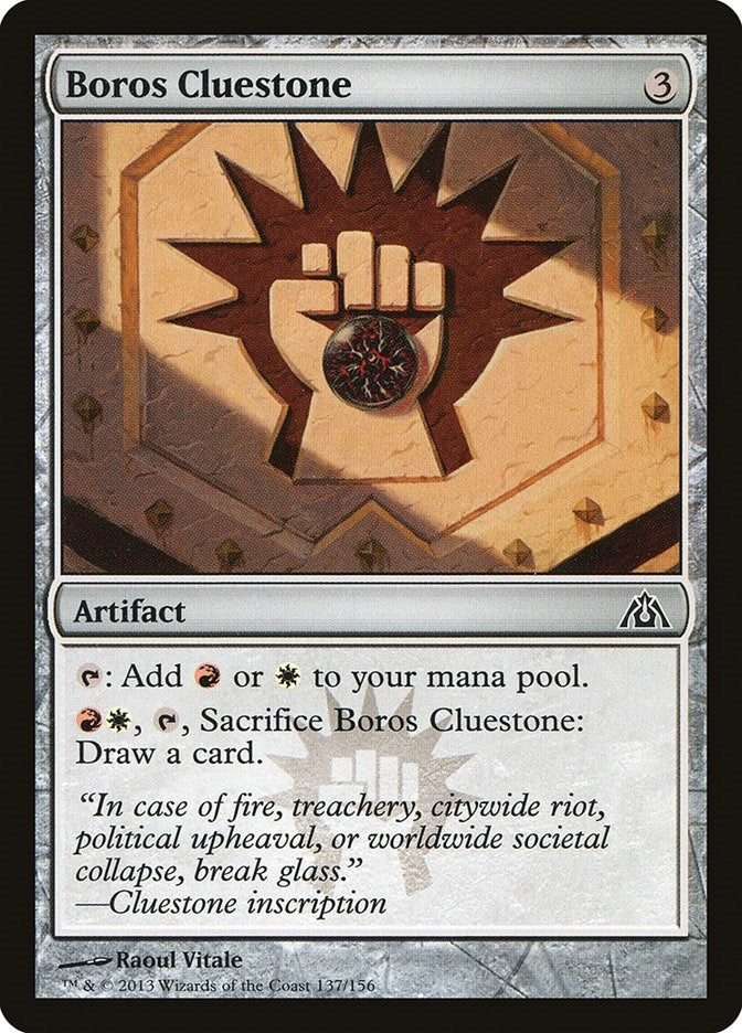 Image for Boros Cluestone (137) [Dragon's Maze]