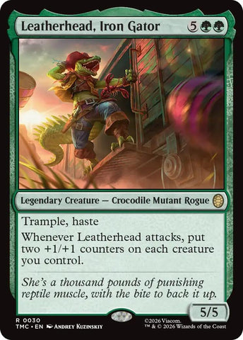 Image for Leatherhead, Iron Gator (30) (Teenage Mutant Ninja Turtles) - Magic: The Gathering